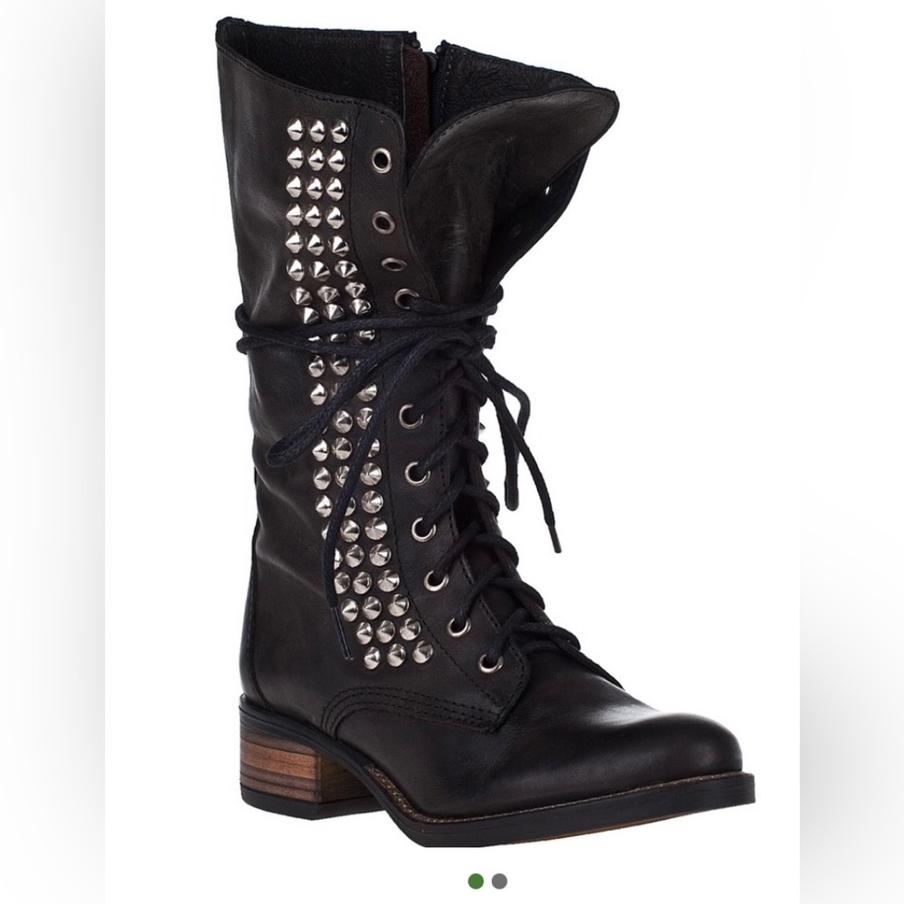 ISO Steve Madden Tropador Tall Boot Spike Stud